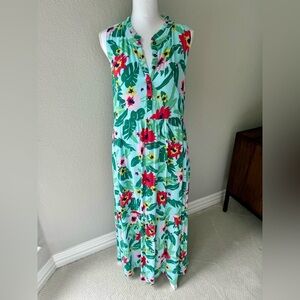 NWT gibsonlook summer maxi dress size small, cassie sugarplum edition